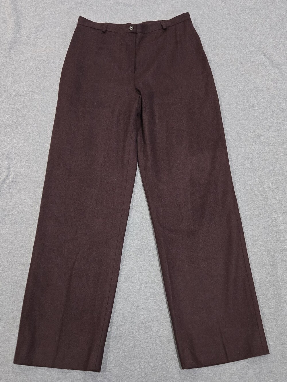 Vintage Lauren Ralph Lauren Wool Blend Pants Womens Size 14 Brown Made in USA